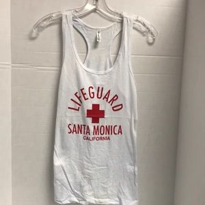 Santa Monica Lifeguard tank top